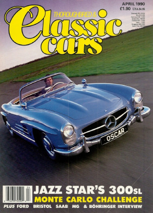 THOROUGHBRED & CLASSIC CARS 1990 APR - SAAB STORY, MGA